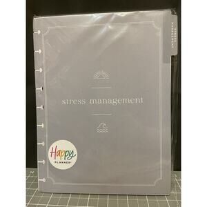 Happy Planner Classic Stress Management Layout 6 Mo Extension Undated Neutral